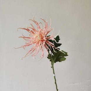 人造花感觉龙爪菊花中国风菊花火树银花家居装饰花卉景观摄影道具