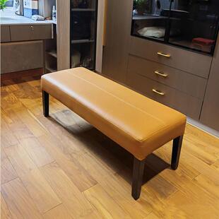 实木简易长沙发凳鞋店换鞋凳服装店试衣间凳皮凳床尾凳凳凳凳