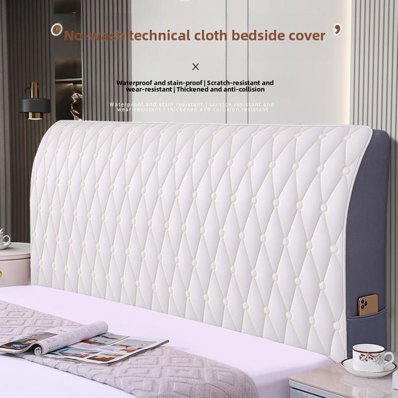床头罩套2025新款软包靠垫高级轻奢高档通用保护套科技布床头套罩