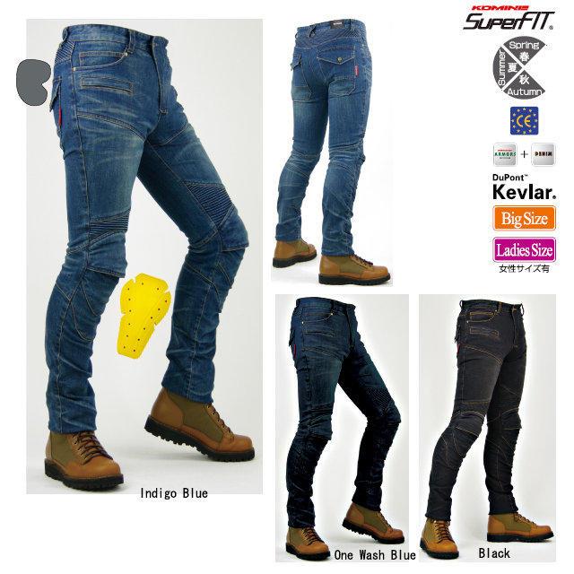 K牌718摩托 托机车防摔骑行牛仔赛车裤四季高弹力修身外装护具男