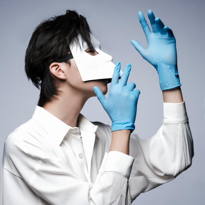 燕尾蝶男女士全脸威尼斯歌手歌唱演出面具黑白金银古风年会万圣节