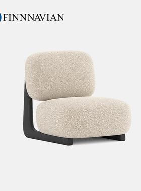 芬纳维亚ART 现代简约布艺懒人沙发椅 Otra 意式轻奢覆古休闲椅