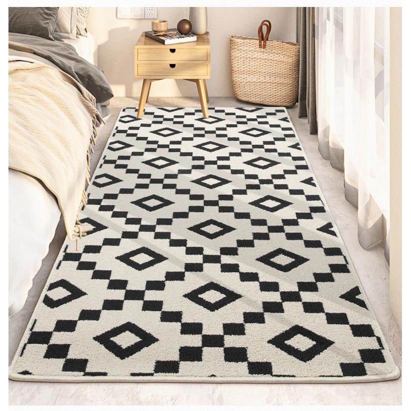 床头地毯主卧床前卧室床边毯床尾垫长条地垫房间轻奢ins风可定制,居家布艺,床边毯,淘宝优惠券,粉丝福利购,淘宝优惠卷