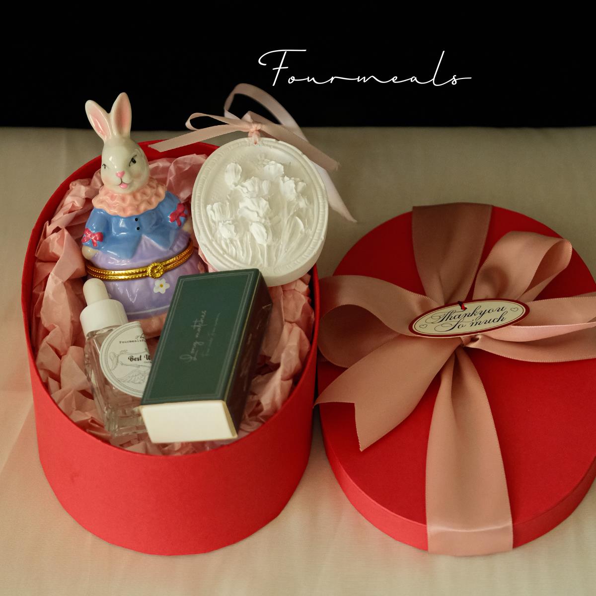 《野兔爱丽丝》香薰蜡烛礼盒生日礼物女生闺蜜订婚乔迁实用圣诞节