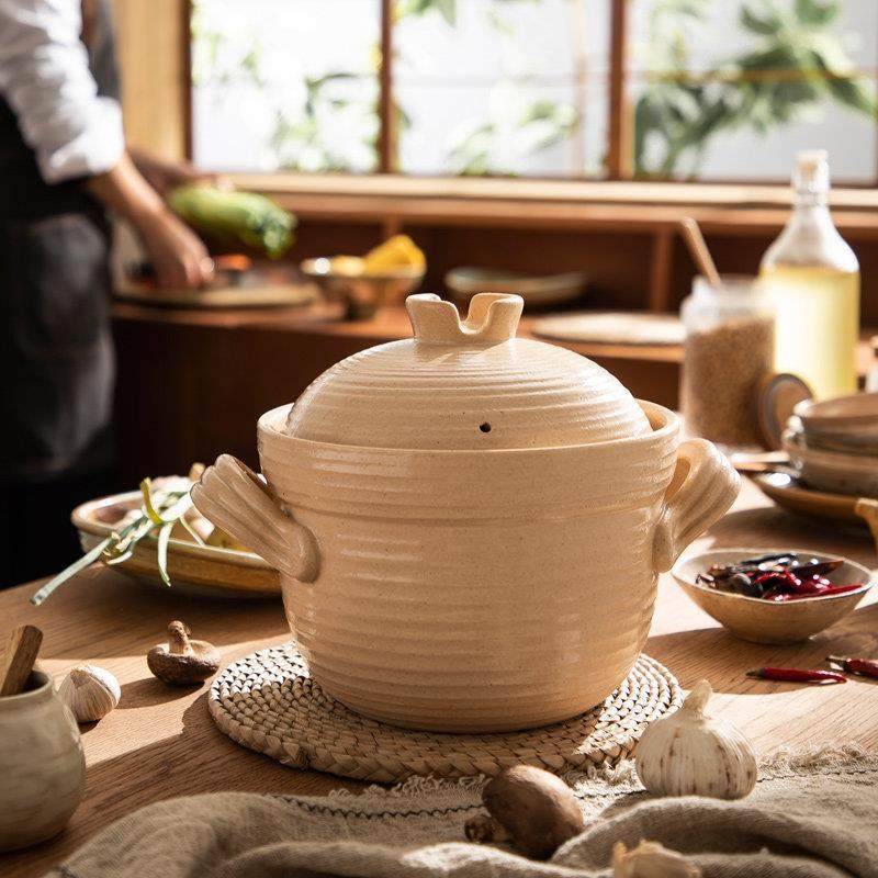 万土烧双盖土锅增压砂锅煲汤家用高汤锅炖肉锅明火燃气黑晶炉高温,厨房/烹饪用具,砂锅/石锅,淘宝优惠券,粉丝福利购,淘宝优惠卷