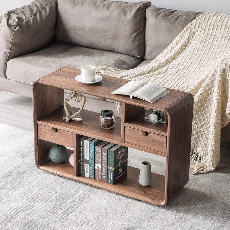 客厅沙发侧边柜多功能收纳储物柜简约现代置物架创意实木小型边几,电子元器件市场,电线扎带/束线带,淘宝优惠券,粉丝福利购,淘宝优惠卷