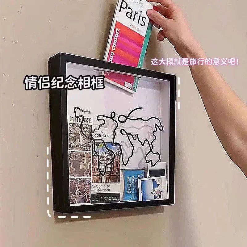 中空爆款相框门票根储存摆台存根明信片纪念品银币存钱ins画框,家居饰品,相框/画框,淘宝优惠券,粉丝福利购,淘宝优惠卷