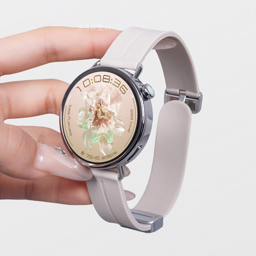 适用小米s4液态硅胶腕带高级感女