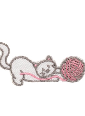 diy手账配饰刺绣한국Wappen原创卡通动物食物背胶补丁贴patch布贴