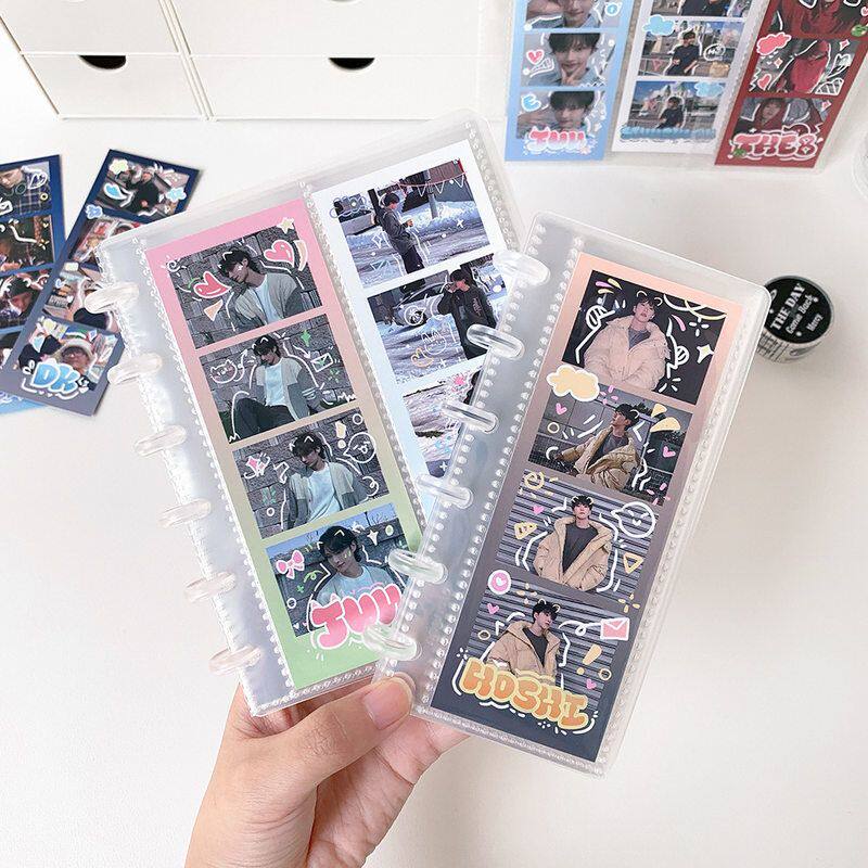 四格册透明票据册人生活页追星