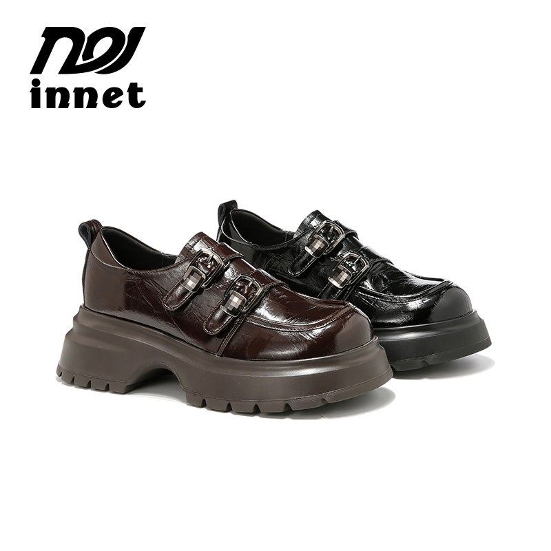 【茵奈儿▪INNET】【心动女孩】秋季百搭魔术贴爆款乐福鞋-鱼,女鞋,时尚休闲鞋,淘宝优惠券,粉丝福利购,淘宝优惠卷