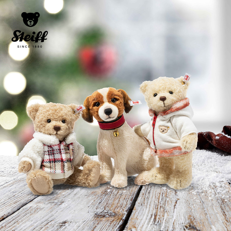 德国Steiff史戴芙收藏限量泰迪熊米拉和本毛绒玩具玩偶娃娃公仔,玩具/童车/益智/积木/模型,毛绒/玩偶/公仔/布艺类玩具,淘宝优惠券,粉丝福利购,淘宝优惠卷