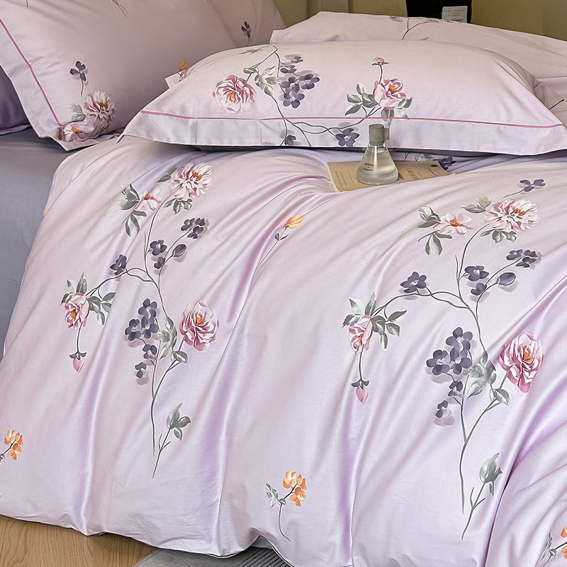 A类纯棉100全棉被罩单件单人160cmx210cm1米5单独被套150x200x230