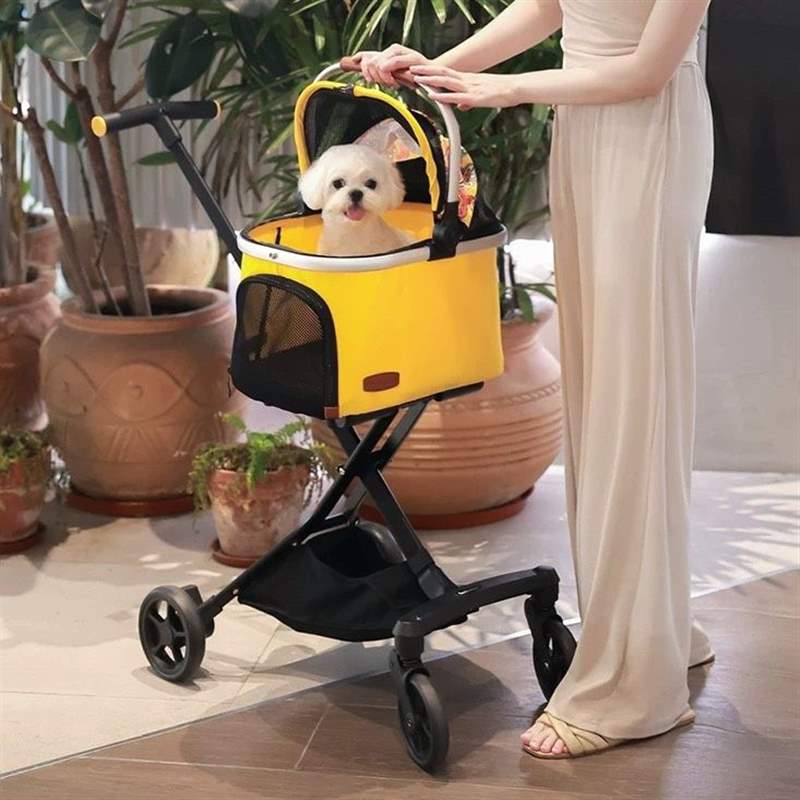 宠物推车TooDanDan宠物手推车轻便折叠可分离车载安全提篮