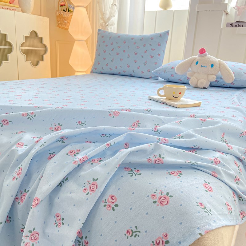 全棉老粗布床单单件纯棉麻凉席夏季加厚学生被单三件套单双人2025