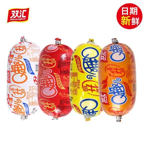 双汇包装孜然香辣玉米蘑菇火腿肠