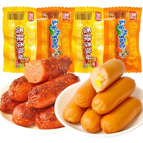 双汇玉米热狗肠香辣香脆火腿肠