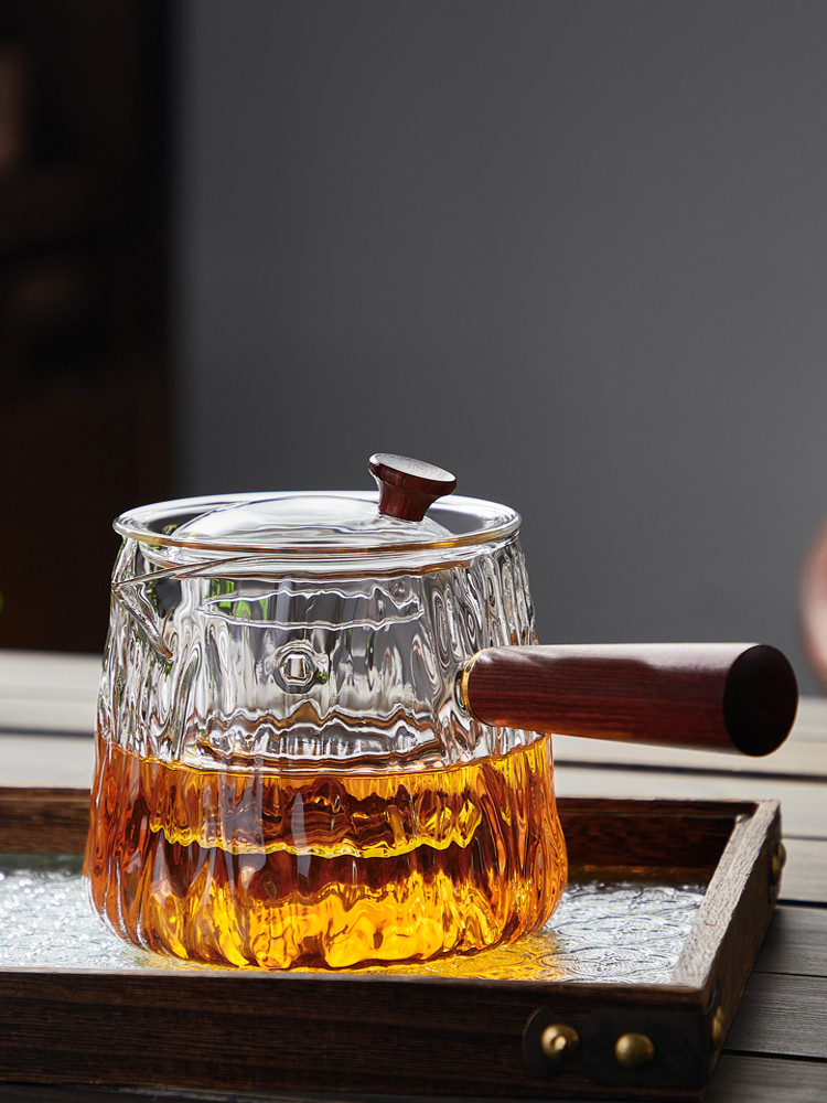 玻璃泡茶壶耐高温明火煮茶壶高硼硅电陶炉烧水壶侧把2025新款围炉,餐饮具,茶壶,淘宝优惠券,粉丝福利购,淘宝优惠卷