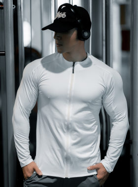 速干长袖外套骑行服运动训练修身