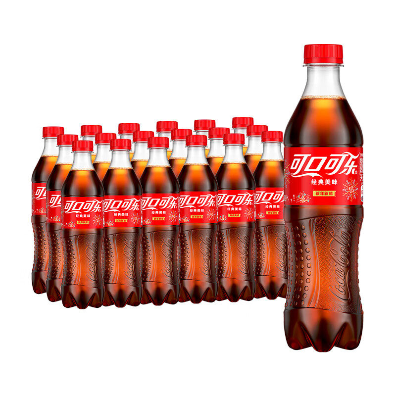 可口可乐（Coca-Cola）汽水碳酸饮料瓶装500ml*12瓶 瓶装可乐