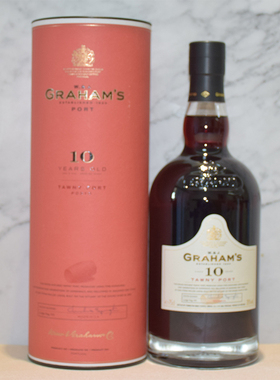 原瓶装格兰姆茶色波特十年红酒GrahamS Aged10YearsTawnyPort甜型