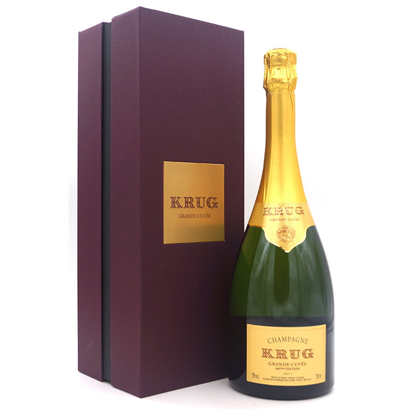 170版库克陈年香槟法国名庄champagnekrug grande cuvee单支礼盒