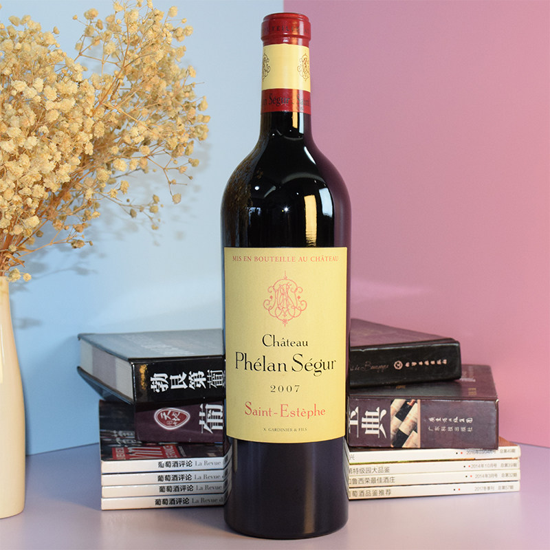 法国原瓶装进口红酒2007飞龙世家庄园中级庄干红葡萄酒Peln Segur