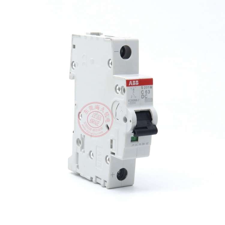 ABB微型断路器S200DC系列10KAC特性1P空气开关50A直流S201M-C50DC