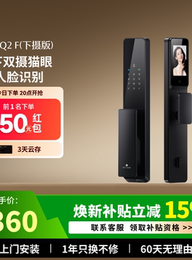 德施曼智能门锁人脸识别指纹锁家用防盗密码锁Q2F下摄版小嘀新品