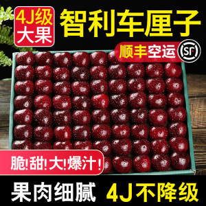 车厘子新鲜水果包邮jjjj智利进口5斤官方旗舰店3j大樱桃顺丰礼盒
