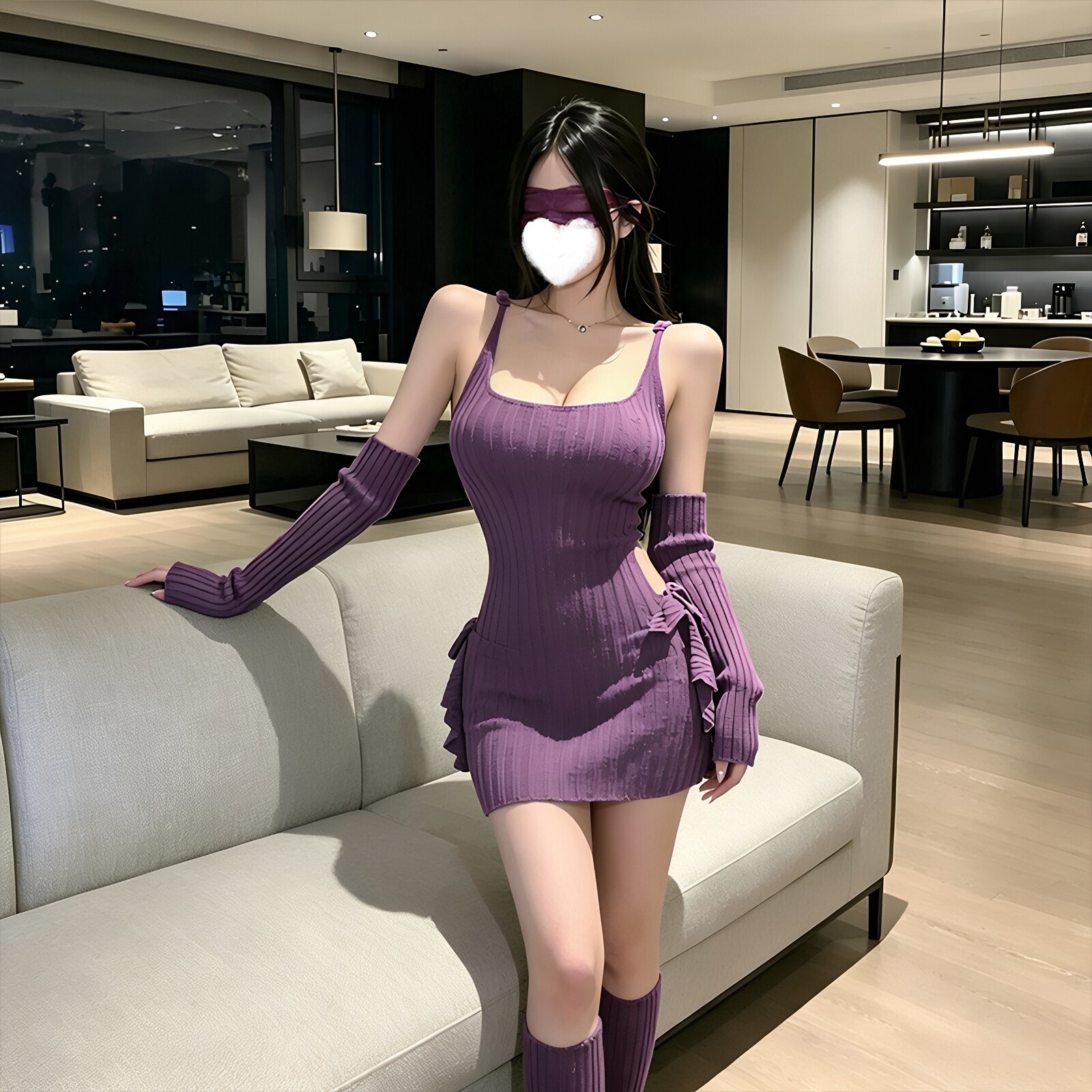 针织衫毛衣吊带连衣裙慵懒风睡衣