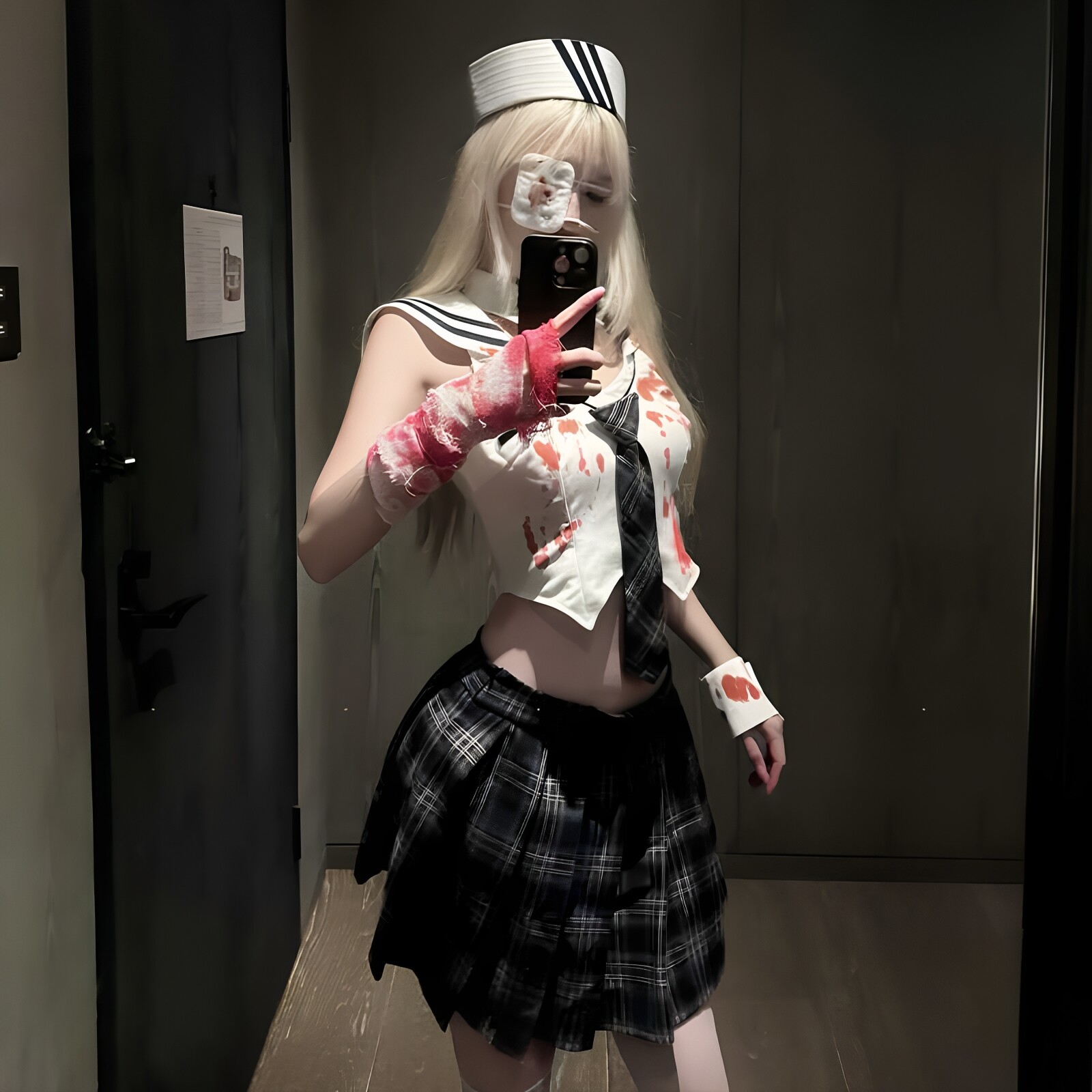 万圣节血腥辣妹日系女高JK制服女