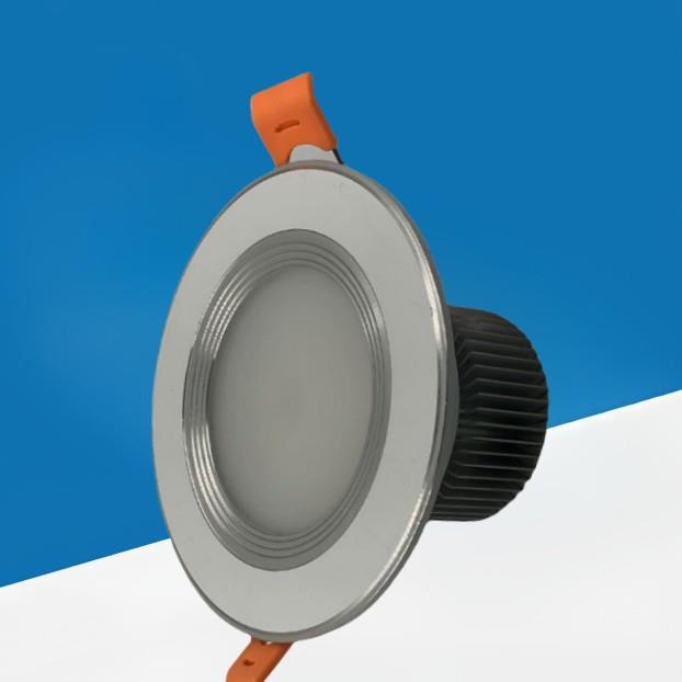 led筒灯嵌入式天花灯2.5寸3w5w7w暗装客厅吊顶孔洞灯三色变光工程