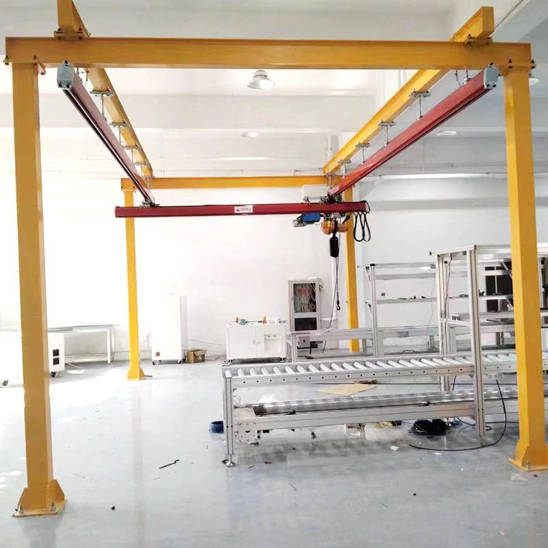 1T2T单轨吊行车KBK轨葫芦小车轨道配件厂家供应KBK电动起重机