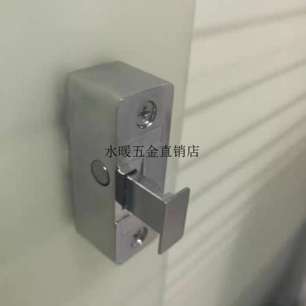 配件玻璃门推拉门窗移移移平配件锁窗插销加厚.锁无框款锁扣浴室