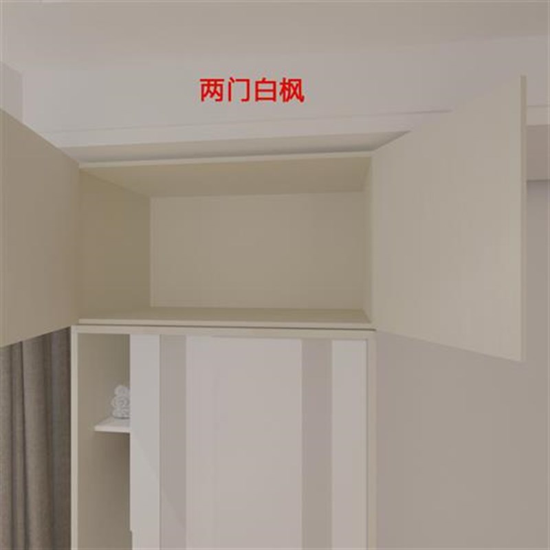 新款定制衣柜上i面的顶柜储物柜单卖卧室加高收纳柜墙壁吊柜橱柜