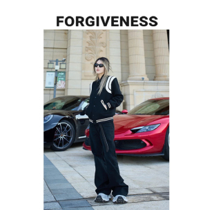 【原样开发】SLP风格棒球服黑色拼接休闲百搭秋冬夹克外套男女款