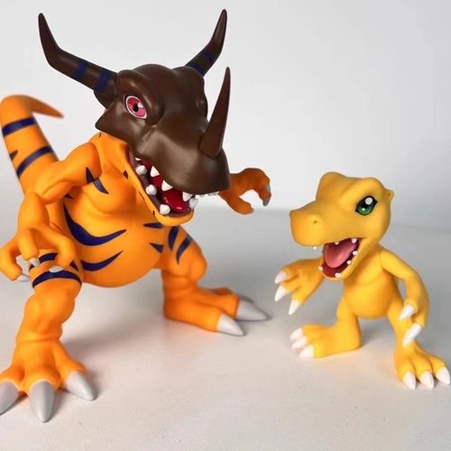 数码宝贝gk 八神太一 亚古兽战斗暴龙兽手办模型摆件礼物动漫周边