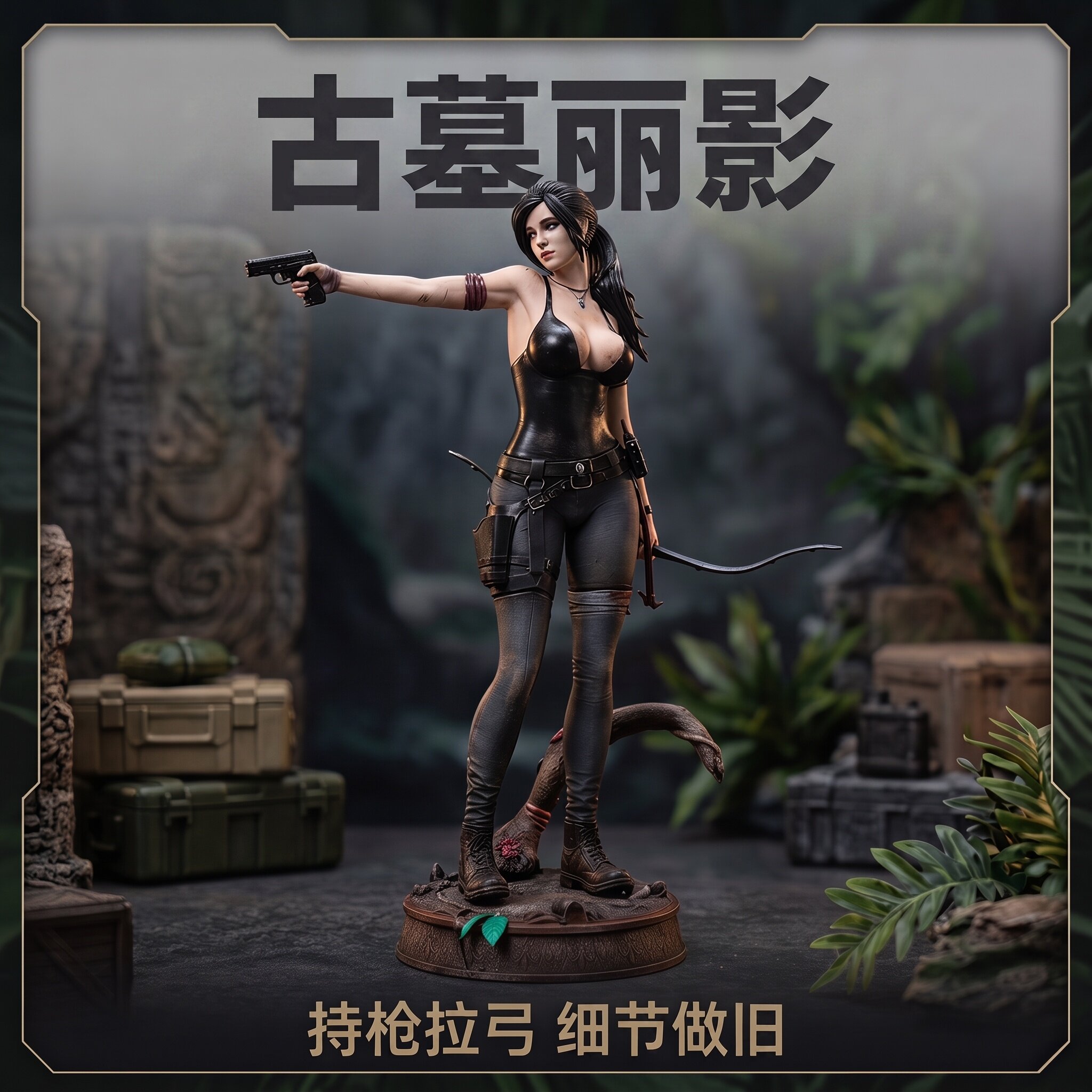 Tomb Raider 古墓丽影 9 劳拉克劳馥 1/10 游戏周边手办模型