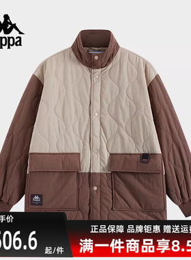 Kappa卡帕男装女装冬季新款运动休闲百搭保暖棉衣K0EZ2MM30D