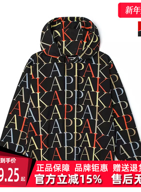 Kappa卡帕男装女装春季新款Azzurro套头衫印花休闲卫衣KAB0KT13