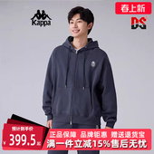 运动休闲复古针织连帽外套K0F12MK61 新款 Kappa卡帕男装 2025春季