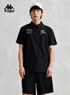 kappa卡帕男装夏季新款运动休闲简约舒适短袖T恤K0E32PD43