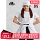 简约休闲T恤字母半袖 Kappa卡帕新款 女复古短袖 K0E42TD01