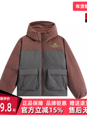 Kappa卡帕男装女装冬季新款时尚保暖短款棉外套K0EZ2YY34D