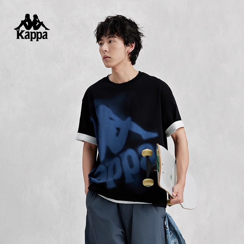 Kappa卡帕男装女装夏季新款运动休闲简约百搭短袖T恤K0EX2TD33D