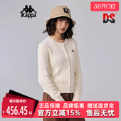 复古针织开衫 新款 毛衣外套K0E82LK39 冬季 Kappa卡帕女装