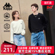 新款 2025秋季 复古圆领纯棉套头卫衣K0FY2TC03D 女装 Kappa卡帕男装