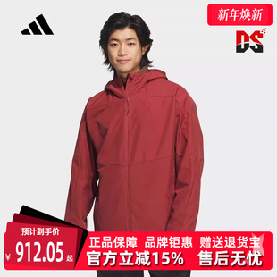 休闲宽松连帽三合一夹克JZ8400 新款 Adidas阿迪达斯男装 2025春季