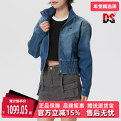 新款 ESS Adidas阿迪达斯三叶草2026春季 DENIM TT休闲外套KE1072